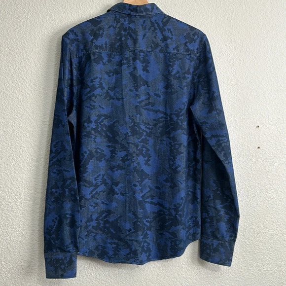 Zara Man Denim Couture Slim Fit Long Sleevr Button Down Men’s Size Small - Picture 3 of 9